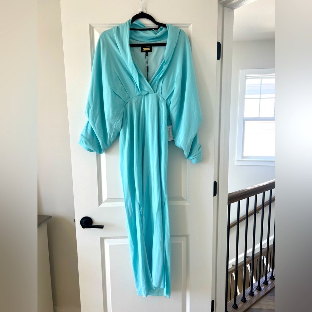 baby blue maxi dress